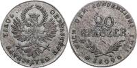 ÖSTERREICH 20 Kreuzer Grafschaft -