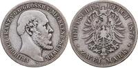 MECKLENBURG-SCHWERIN 2 Mark Friedrich Franz II. 1842-1883 -