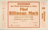INFLATION 5 Billionen -