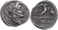 RÖMER Denar Quintus Cassius Longinus, Münzbeamter 55 v.Chr. -