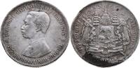 THAILAND Baht Rama V. Chulalongkorn 1868-1910 Jahr nicht lesbar -