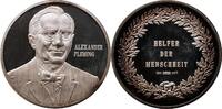 MEDIZIN Silber-Medaille Fleming, Alexander 1881-1955 -