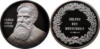 MEDIZIN Silber-Medaille Röntgen, Wilhelm Conrad 1845-1923 -
