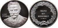 MEDIZIN Silber-Medaille Schweitzer, Albert 1875-1965 -