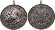 DEUTSCHLAND Tragbare Silber-Medaille Wilhelm II. 1888-1918 -