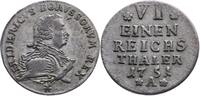 BRANDENBURG-PREUSSEN 1/6 Taler Friedrich II. der Große 1740-1786 -