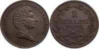 SCHWEDEN 2 Skilling Carl XIV. Johann 1818-1844 1837 -
