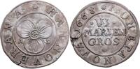 HANNOVER 6 Mariengroschen Stadt 1668 -