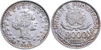 BRASILIEN 2000 Reis Republik, seit 1889 1913 -