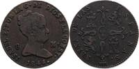 SPANIEN 8 Maravedis Isabella II. 1833-1868 -