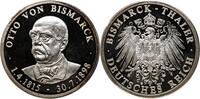 PERSONEN Silber-Medaille Bismarck, Otto von 1815-1898 o. J. -