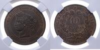 FRANKREICH 10 Centime III. Republik, 1870-1940 -