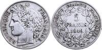 FRANKREICH 5 Francs II. Republik, 1848-1852 1849 -