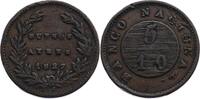 ARGENTINIEN 5/10 Real Provinz 1827 -