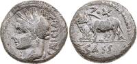 RÖMER Denar Lucius Cassius Caecianus, Münzbeamter 102 v.Chr. -