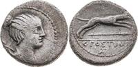 RÖMER Denar Caius Postumius, Münzbeamter 74 v.Chr. -
