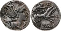 RÖMER Denar Lucius Flaminius Chilo, Münzbeamter 109 oder 108 v.Chr. -
