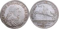 2/3 Taler 1765 Braunschweig BRAUNSCHWEIG-WOLFENBÜTTEL Karl I. 1735-1780 Rückseite leicht justiert, sehr schön+