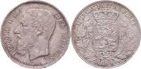 BELGIEN 5 Francs Leopold II. 1865-1909 -