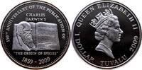 TUVALU 1 Dollar 2009 Elizabeth II. 1978-2022 Polierte Platte 546.21 元  ＋  382.35 元 运费