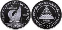 NICARAGUA 50 Cordobas 1988 Republik, seit 1898 Polierte Platte 374.54 元  ＋  382.35 元 运费
