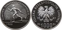POLEN 1000 Zlotych 1987 Volksrepublik, 1952-1989 Polierte Platte 351.14 元  ＋  382.35 元 运费