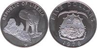 LIBERIA 5 Dollars 1978 Republik, seit 1847 PP- 897.35 元  ＋  382.35 元 运费