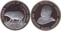 SIERRA LEONE 10 Leones 1987 Republik (Commonwealth), seit 1971 PP 741.29 元  ＋  382.35 元 运费