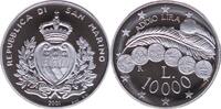 SAN MARINO 10000 Lire 2001 Republik, seit 1300 PP 507.20 元  ＋  382.35 元 运费
