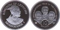 LESOTHO 10 Maloti 1979 Moshoeshoe II. 1966-1990 PP 741.29 元  ＋  382.35 元 运费