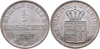 OLDENBURG 1/2 Groschen Nikolaus Friedrich Peter 1853-1900 -