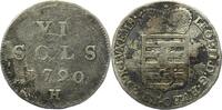 HABSBURG 6 Sol Leopold II. 1790-1792 -