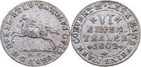 BRAUNSCHWEIG-WOLFENBÜTTEL 1/6 Taler Karl Wilhelm Ferdinand 1780-1806 -