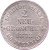 SACHSEN 2 Neugroschen Johann 1854-1873 -