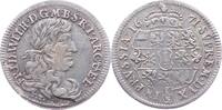 BRANDENBURG-PREUSSEN 1/3 Taler Friedrich Wilhelm 1640-1688 -