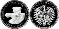 LUFT- UND RAUMFAHRT Silber-Medaille Luftschifffahrt -