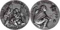 WEIHNACHTEN Silber-Gussmedaille o.J. -