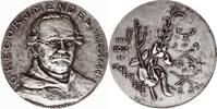 PERSONEN Versilberte Bronze-Medaille Mendel, Gregor Johann 1822-1884 1970 -