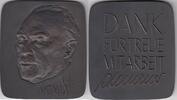 PERSONEN Bronze-Plakette Adenauer, Konrad 1876-1967 -