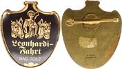 BAD TÖLZ Ansteckbares schildförmiges vergoldetes und farbig bedrucktes Bronze-Abzeichen o. J. (um 1960) -