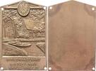 BERLIN Einseitige Bronze-Plakette -