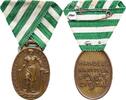 ZITTAU (SACHSEN) Tragbare ovale Bronze-Verdienstmedaille o. J. (um 1920) -