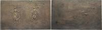 KUNSTMEDAILLEN Einseitige Bronze-Gussplakette o.J. (um 1955) -