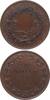 LANDWIRTSCHAFT UND GARTENBAU Bronze-Preismedaille o.J. (um 1880) -