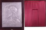 RELIGION Einseitiges versilbertes Bronze-Klischee o. J. (um 1900) -