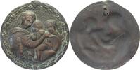 RELIGION Einseitige Bronze-Gussmedaille Hl. Maria o.J. (um 1900) -