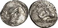 RÖMISCHE REPUBLIK : Silbermünzen Denar Mnaeus Cordius Rufus 46 v. Chr.. ... 267.79 US$  +  11.64 US$ shipping