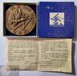 Netherlands Historical Medal 1967 Inauguration of the new airport building of Schiphol, Amsterdam by D. Stins XF