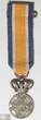 Koninkrijk der Nederlanden Onderscheiding z.j. Miniatuur Eremedaille Orde van Oranje Nassau - Brons XF