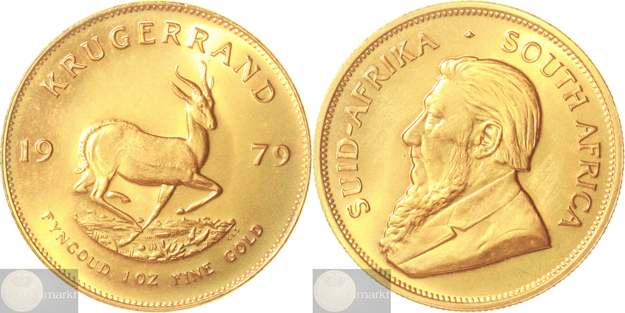 Zuid-afrika Krugerrand 1979 1 Oz Goud Mintstate Unc 